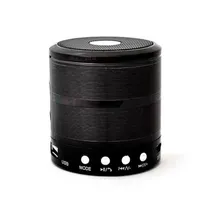 Caixa de Som Portátil Bluetooth WS-887 Mini - Preto