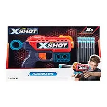 Zuru Pistola X-Shot Kickback c/ 8 Balas Plastico 8+ Años Multicolor