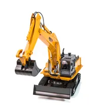 Escavadeira Huina 1/16 com Esteira 2IN1 Bulldozer 11CH 1531
