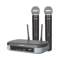 Micrófono Dual Inalámbrico Quanta QTMWU104