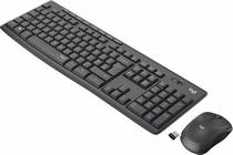 Teclado Logitech MK295 Combo Wireless c/ Mouse Grafito