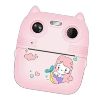 Câmera Polaroid para Crianças MZ-057 Cat - Rosa (Caixa Feia)