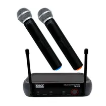 BLG Microfono Inalambrico TM-UF02 2MIC/Uhf Negro