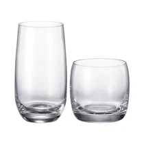 Juego de Vasos Bohemia Party 470/350ML 8 Piezas