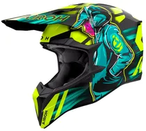 Capacete para Moto Airoh Wraap Cyber - Tamanho L (59-60) - Amarelo/Preto  Capacete pa...