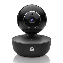 Camera de Segurança Motorola FOCUS88 Recarregavel Portatil / 720P / HD / Wifi / 360º / Alarma / Microfone / Visaõ Noturna / App Hubble - Preto