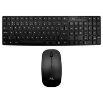 Teclado + Mouse Mtek KM5197B Wireless / Portugues - Preto