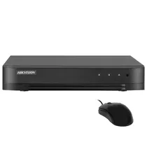 CCTV de Vigilancia DVR Hikvision DS-7216HGHI-M1/ T Turbo HD 1080P 16CH / HDMI / VGA / USB / Lan - Preto + Mouse
