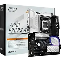 Placa Mãe Asrock LGA1851 Z890 Pro RS Wifi DDR5 / HDMI / DP / USB-C / Lan / Som