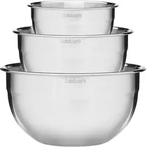 Tigelas de Mistura Cuisinart CTG-00-SMBSB Aço Inoxidável Preto - 3 Peças