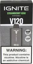 Vape Descartável Ignite V120 Strawberry Kiwi 12000 Puffs