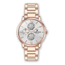 Relógio Analógico Feminino Daniel Klein Exclusive DK.1.12386-1 - Rosa Ouro
