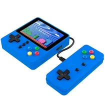 Console Portátil Game Box K5 Plus de 3" com 500 Jogos - Azul + Controle (Inglês/Chinês)