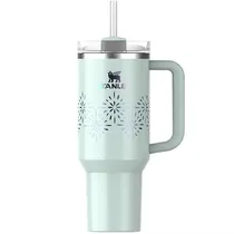 Copo Térmico Stanley Quencher H2.0 Flowstate Tumbler de 887 ML - Verde Claro