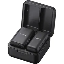 Sistema de Microfone Sem Fio Sony ECM-W3S para Câmera com Sapata - Preto