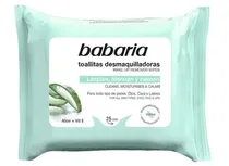 Lenço Demaquilante Babaria Aloe Vera + Vitamina e (25 Unidades)
