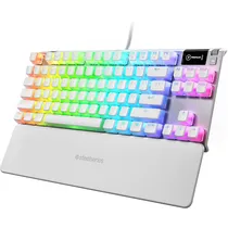 Teclado Mecânico Steelseries Apex 7 TKL Limited Edition Ghost RGB - Branco (Inglês) (Switch Red)