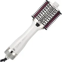 Escova Secadora Eletrica Quanta QTCST8000 Prostyle / 4 Em 1 / 210°C / 1300W / Bivolt - Branco  Escova Seca...