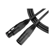Cable de Audio Santo Angelo Ninja LW 40 FT XLR Macho A XLR Hembra 12.20 Metros Negro