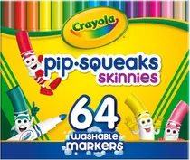 Marcador Crayola Pip.Squeaks Skinnies - 58-8764 (64 Unidades)
