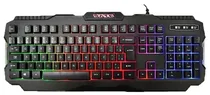 Teclado Satellite AK-837 Multimídia USB com Fio - Português