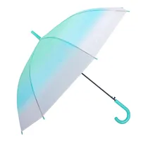 Guarda Chuva Automático Reforçado com Desenho Degradê Verde.