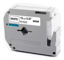Cinta Generica p/ Brother M-K231 Blanco 12MM/8MTS PT90 Fita