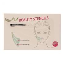 Modelador de Contorno Facial Beauty Stencils 2X1