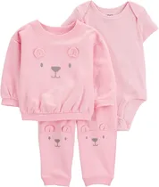 Conjunto Carter's 1R628910 - Feminino (3 Peças)