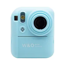 Camera para Criança Print Q1 W&O / 1200MAH / Inclui Papel Termico (3 Peças) / 7.4V - Azul Claro