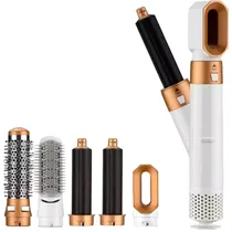 Kit Escova Secadora de Cabelo Onida ON-7070 5 Em 1 / 1200W / 110V - Branco/Dourado