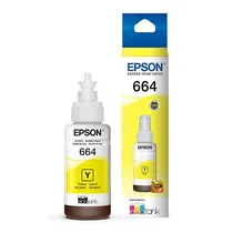 Epson Tinta T664420 70ML L1XX/L2XX/L3XX/L5XX Amarillo  Epson Tinta...