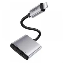 Mcdodo Adaptador CA-5560 2 En 1 Lightning To Dual Lightning Gris