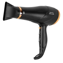 Secador de Cabelo Smartfy Orion SM10 2.000 Watts Bivolt - Preto/Dourado