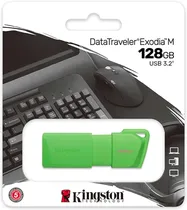 Kingston Pendrive Datatraveler Exodia M KC-U2L128-7LG 128GB USB3.2  Kingston Pe...