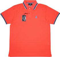 Outlet Camiseta Polo Psycho Bunny B6K215 Masculina - Coral