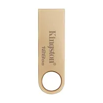 Pendrive Kingston Datatraveler SE9 G3 128GB USB 3.2 - Dourado (DTSE9G3/128GB)