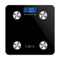 Balança Digital Inova BL-203 para Peso Corporal Suporta Até 180KG - Preto