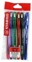Caneta Stabilo Hi-Flux Technilogy Fina 508NF - (6 Cores)