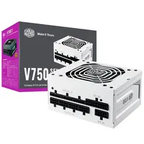 Fonte Cooler Master V750 SFX White Edition, 750W, 80 Plus Gold, Modular, Branco, MPY-7501-Sfhagv-Wu  Fonte Coole...