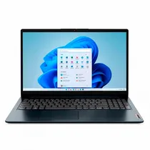 Notebook Lenovo Ideapad 1 15AMN7 (82VG00QFUS), AMD Ryzen 5 7520U 2.8GHZ (4.30GHZ), 16GB Ram, 256GB SSD, Tela 15.6" Full HD, Windows 11 Home, Inglês, Abyss Azul