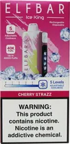 Vape Descartável Elf Bar Ice King - Cherry Strazz 40000 Puffs