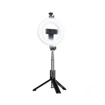 Bastão Selfie/Tripe Xo SS12 95CM Controle/Ring Light - Black