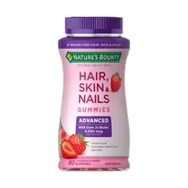 Hair, Skin & Nails Gummies Advanced Nature's Bounty 80 Gummies
