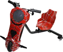 Triciclo Eléctrico Keen Drift Car 8107 - Spider Vermelho