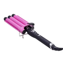 Modelador de Cachos Triondas Hair Curler / 210ºC / 120W / 110-240V ~ 50/ 60HZ - Rosa/ Preto