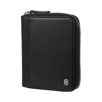 Victorinox Men Billetera Cuero Unic Black