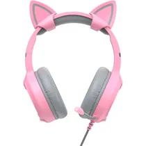 Fone de Ouvido Gamer Havit H2233D Cat Ear - Pink