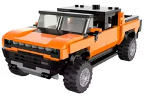 Hummer Ev Building Bricks (1/30) RC Rastar 93700 (431 Peças) Orange