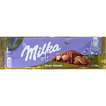 Chocolate Milka Barra com Amêndoas - 270GR